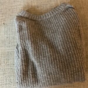 Jenni Kayne Cashmere Fisherman Sweater Sz S